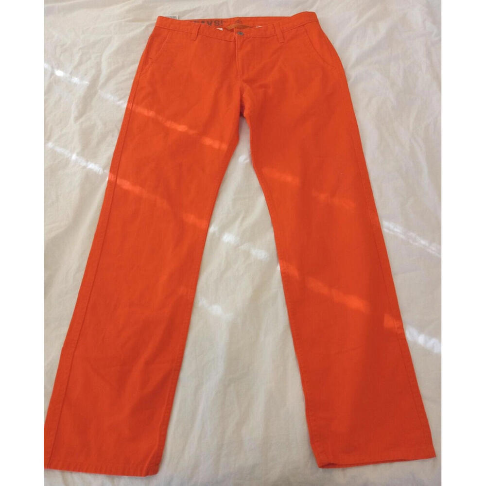Oregon State Beavers Men's Size 34x32 Orange Denim Fan Jeans 8A